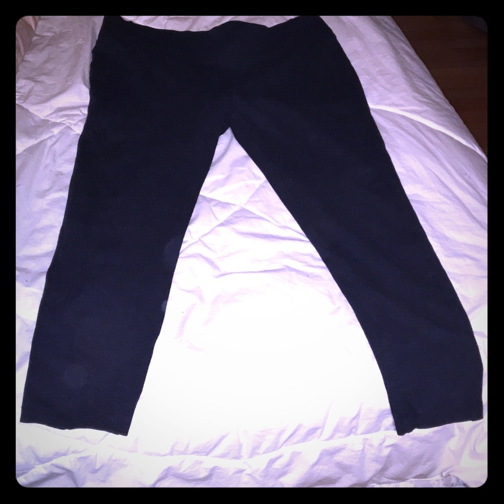 Navy blue dress leggings